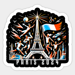 PARIS 2024 energic excitement olympic Sticker